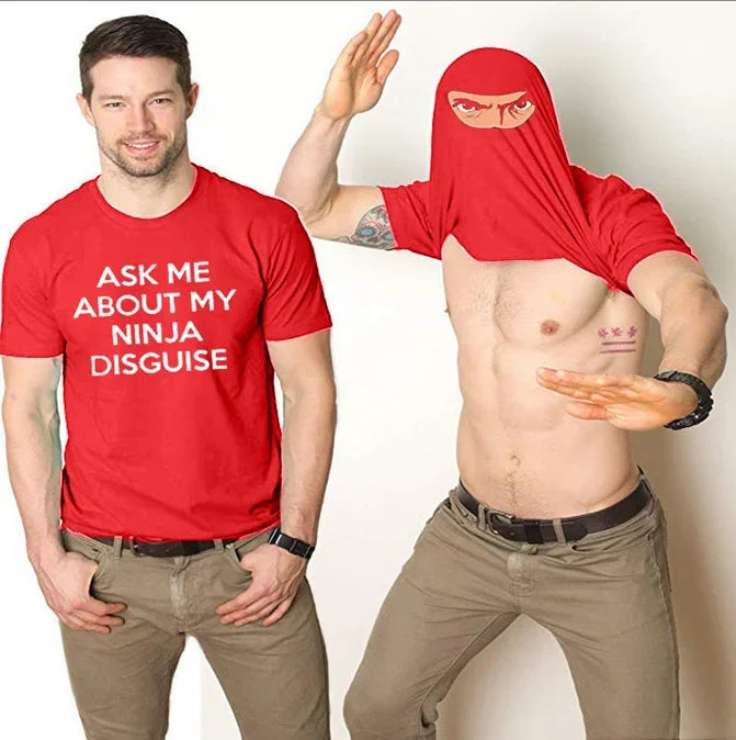 Ninja Disguise Flip T Shirt